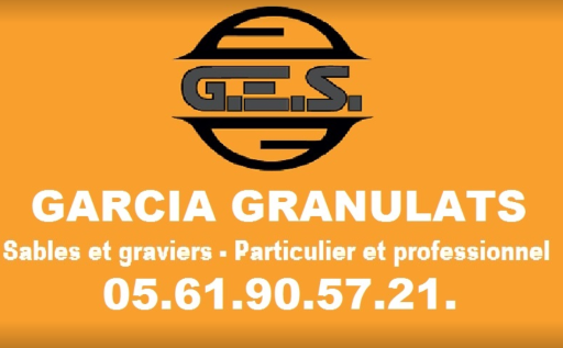 carte de visite Garcia Granulats sables et graviers pour les particuliers et professionnels du 31 et du 09